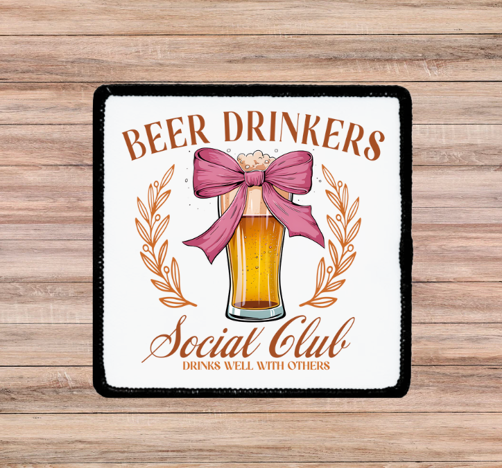 Coquette Beer Drinkers Trucker Hat Patch