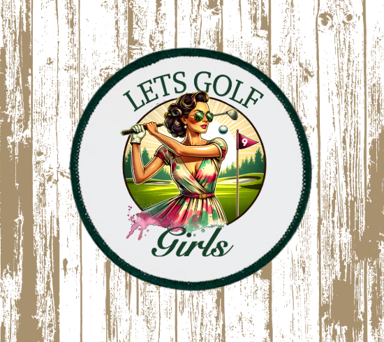 Let's Golf Girls Patch