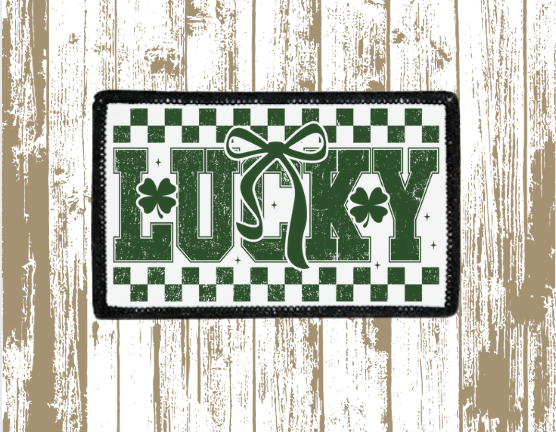 Lucky Trucker Hat Patch