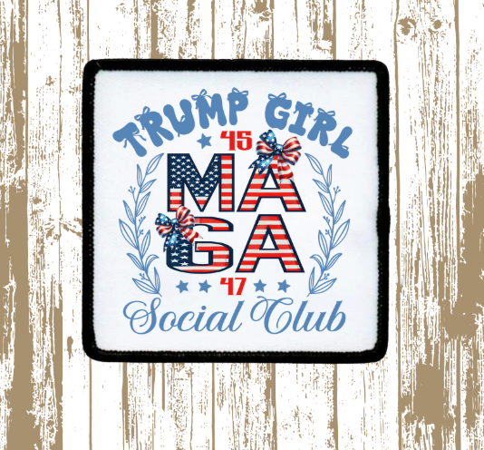 Trump Girl MAGA Patch