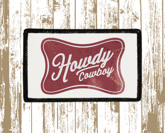 Howdy Cowboy Patch