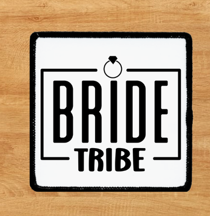 Bridal themed trucker hat patch
