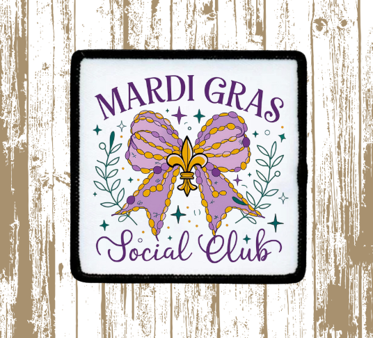 Mardi Gras Social Club Patch