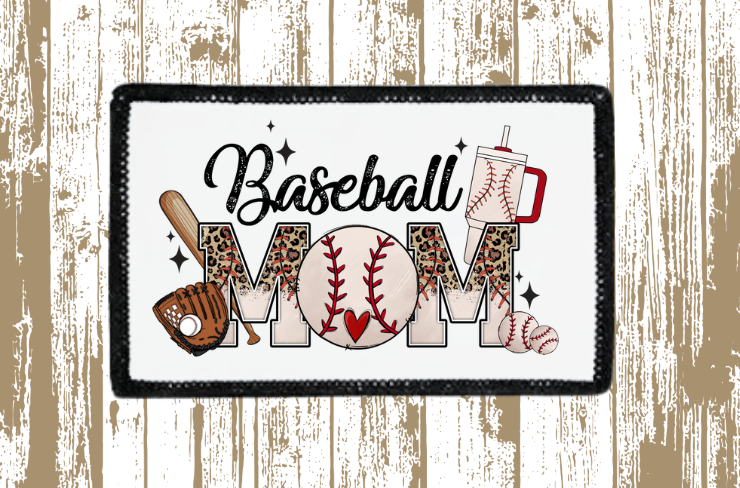 Baseball Mom Patch