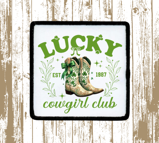Lucky Cowgirl Club Patch
