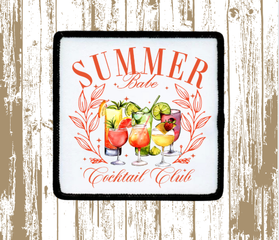 Summer Cocktaiil Club Patch