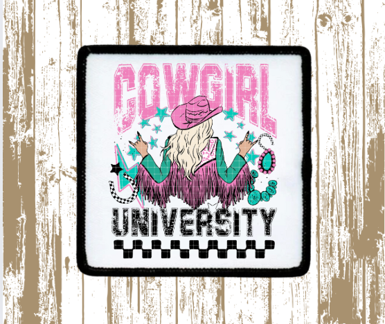 Cowgirl University Patch