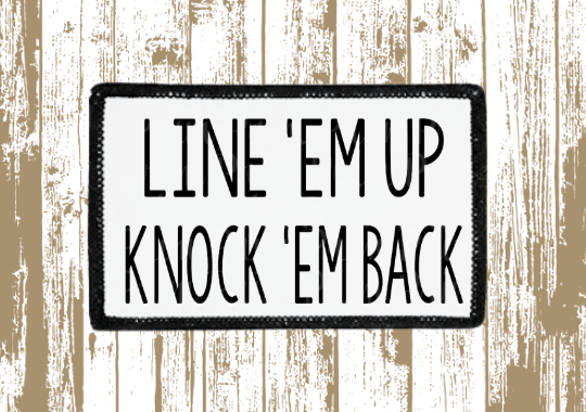 Knock 'em Back Patch