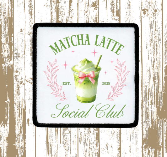 Matcha Latte Social Club Patch
