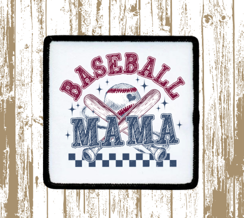Baseball Mama Patch