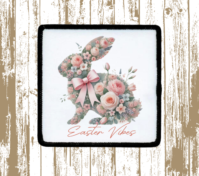 Easter Vibes Floral Bunny Patch