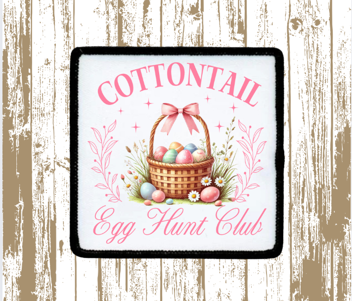 Cottontail Egg Hunt Club Patch