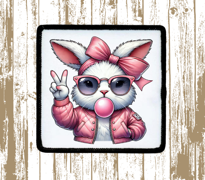Easter Bunny Peace Patch