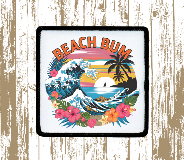 Beach Bum Sunset & Wave Patch
