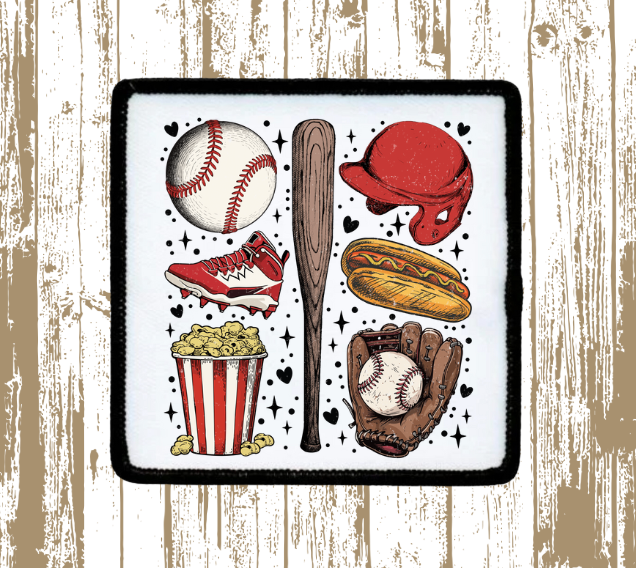 Coquette Baseball Patch