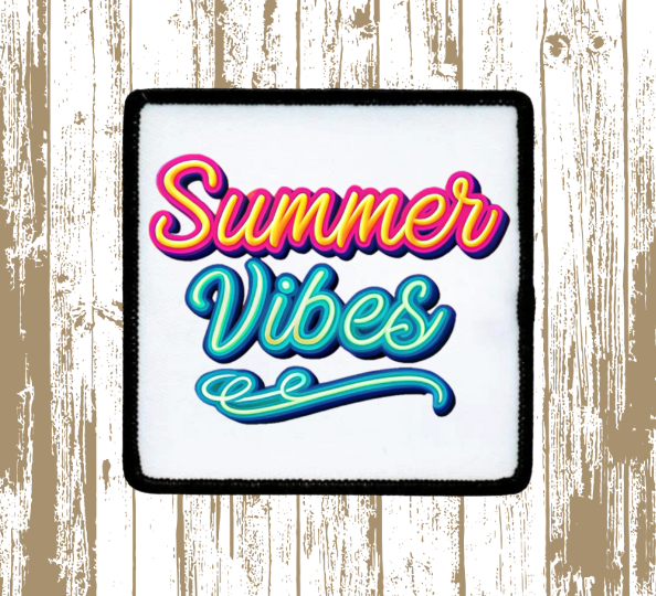 Neon Summer Vibes Patch