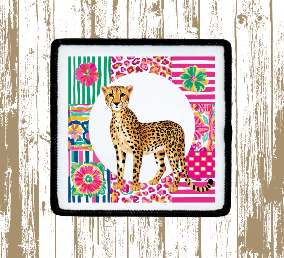 Preppy Cheetah Patch 2