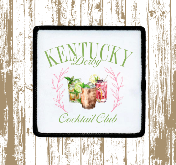 Kentucky Derby Cocktail Club Patch