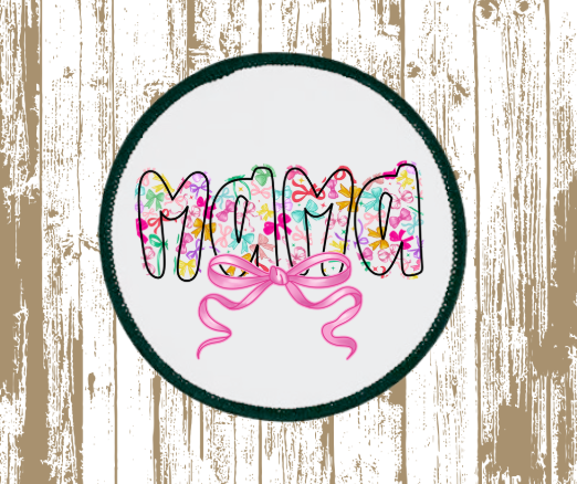 Preppy Mama Bow Patch