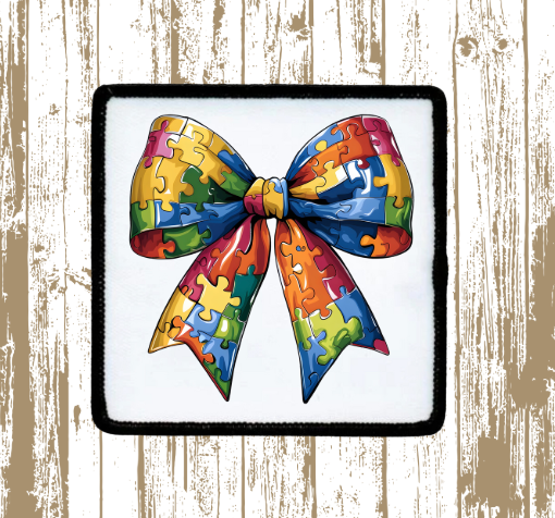 Coquette Autism Bow Patch