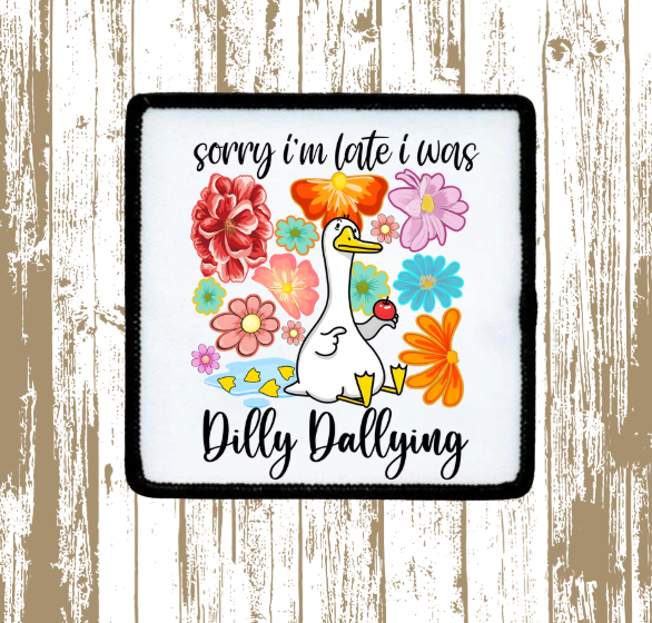 Silly Goose Dilly Dallying Hat Patch