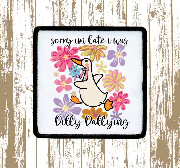 Sorry I'm Late Goose Patch 2