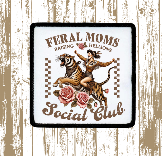 Feral Moms Social Club Patch