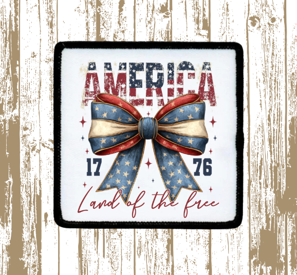 America Coquette Bow Patch