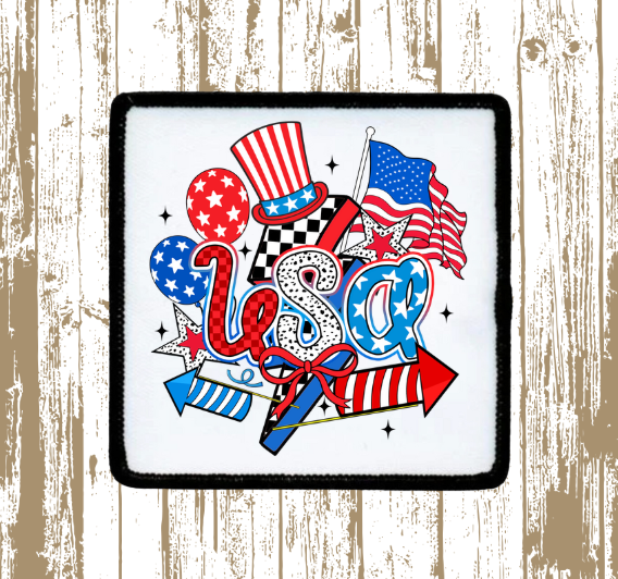Retro USA Patch