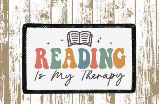 Reading is My Therapy Patch 2