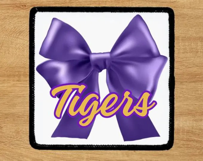LSU Football Bow Trucker Hat Patch