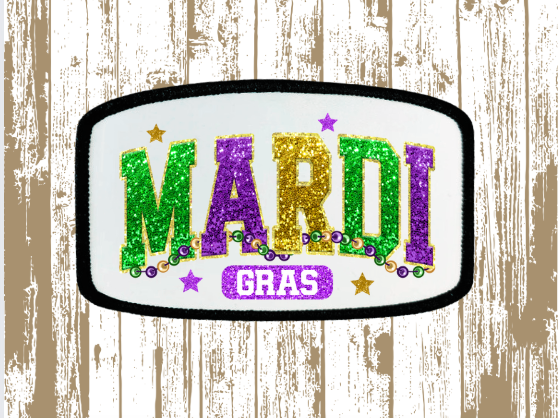 Mardi Gras Patches