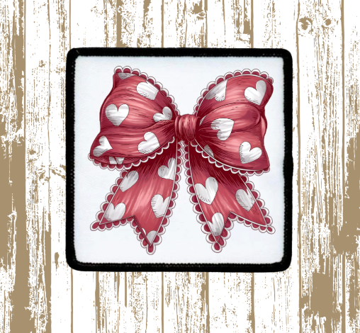 Coquette Valentine Bow Patch