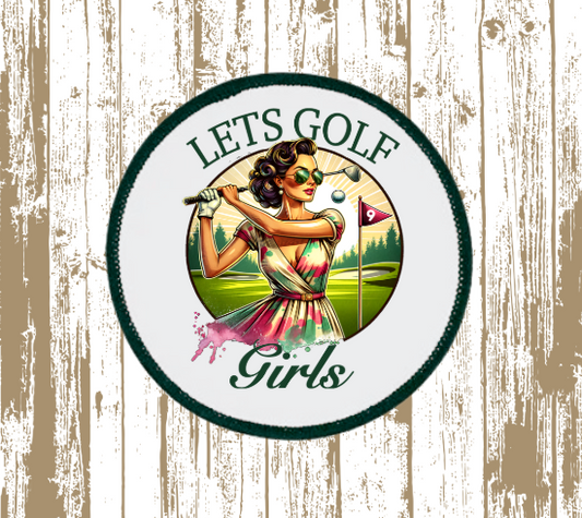 Let's Golf Girls Patch