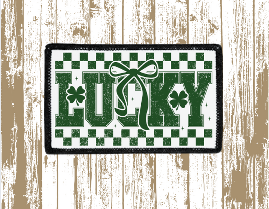 Lucky Trucker Hat Patch