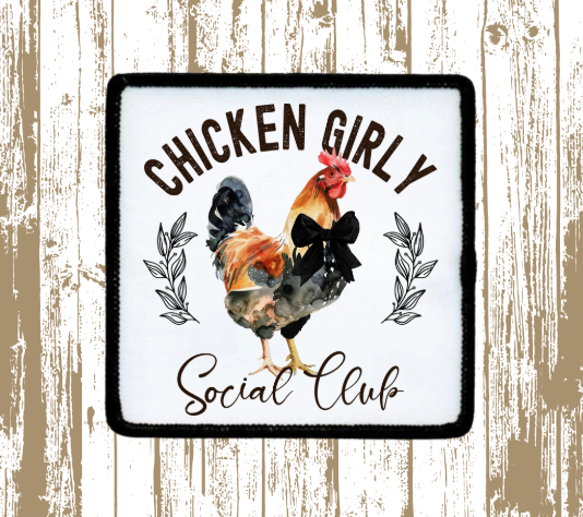 Chicken Girl Social Club Patch