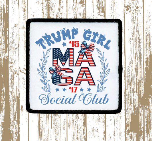 Trump Girl MAGA Patch