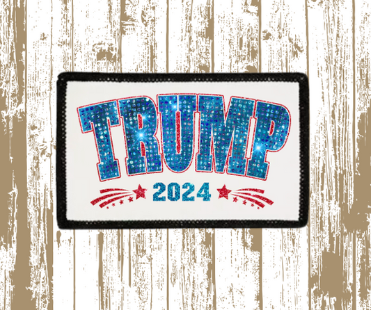 Trump Glitter Patch