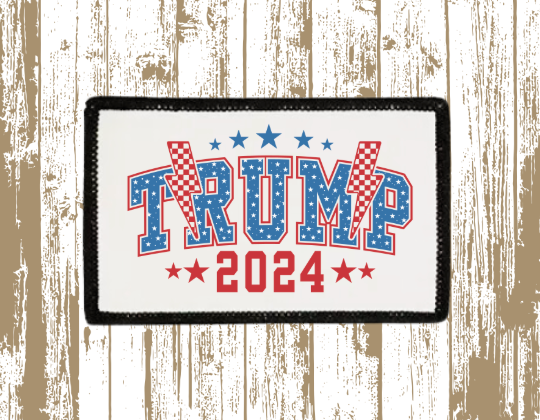 Trump Lightning Bolt Patch