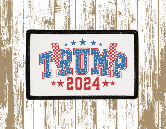 Trump Lightning Bolt Patch