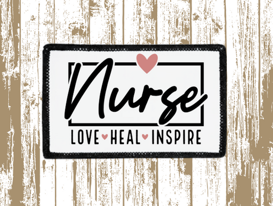 Nurse Love, Heal, Inspire Patch