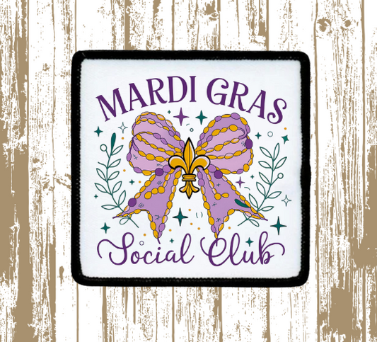 Mardi Gras Social Club Patch