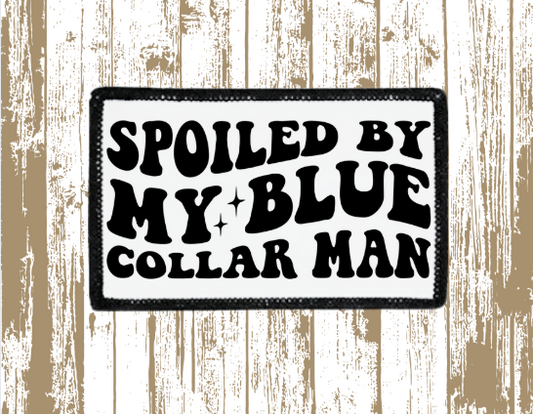 Blue Collar Man Patch
