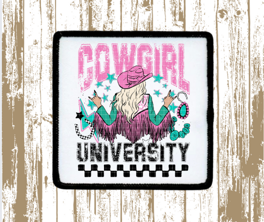 Cowgirl University Patch
