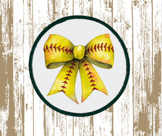 Softball Bow Patch