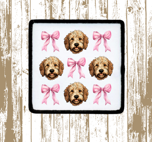 Coquette Doodle Pink Patch
