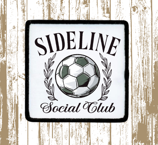 Soccer Sideline Social Club Patch