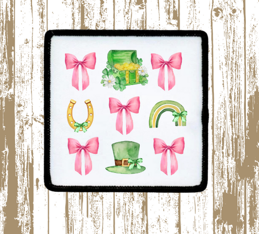 Coquette St. Patrick's Day Trucker Hat Patch