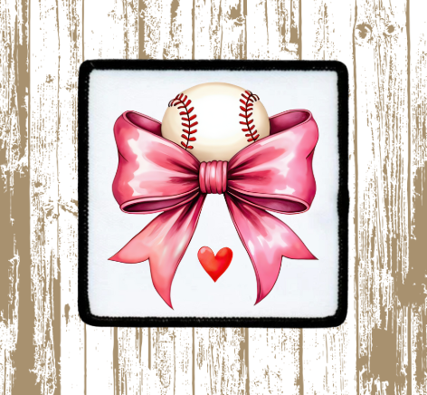 Coquette Baseball Patch