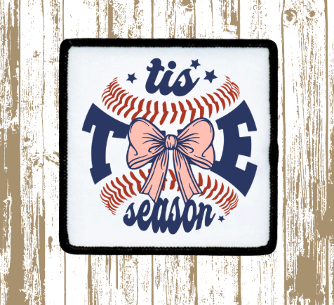 Tis the Season Baseball Patch